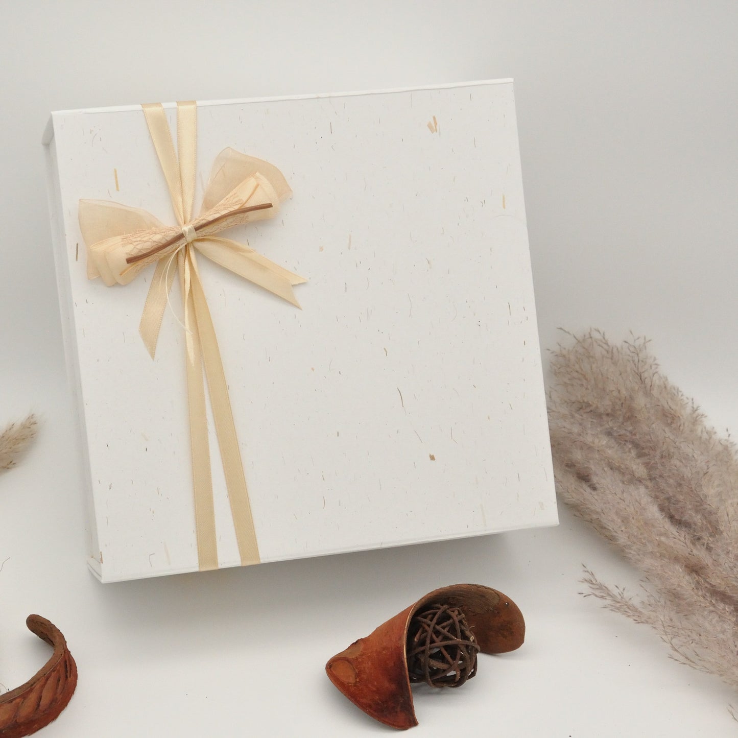 Coffret cadeau de luxe blanc - Moyen