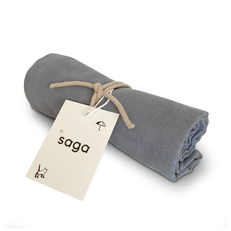 Hydrofiele doek, tetradoek van Saga Copenhagen in grijze kleur