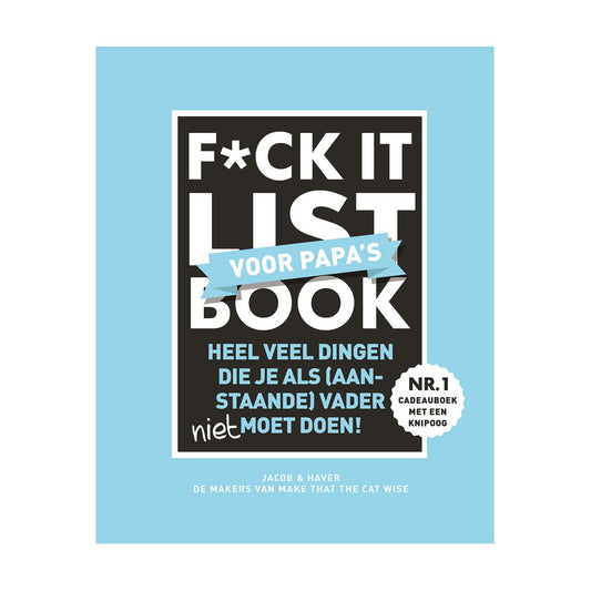 Livre  F*ck it List pour les papas