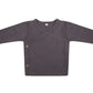 baby Een overslag shirt met lange mouwen van Little Indians in de kleur grijs, gemaakt van 100% biologisch katoen.pakket - grijs